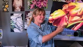 Learn The Secrets To Painting Stunning Tulips In Watercolor With Perfect Highlights!