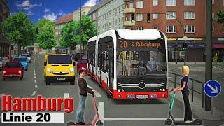 OMSI 2 Hamburg Linie 20 (Preview) Komplette Linie  Let's Play OMSI 2 | #1106