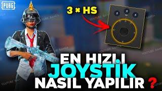 JOYSTİCK AYARI NASIL YAPILIR  FULL HS ATTIRAN JOYSTİCK | PUBG MOBİLE