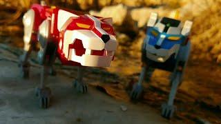 Classic Legendary Black Lion and Voltron preview: Voltron Stop Motion