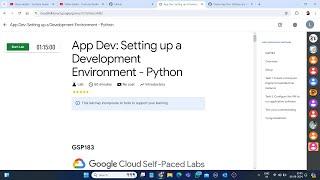 App Dev: Setting up a Development Environment - Python || Lab Solution || Qwiklabs Arcade 2024