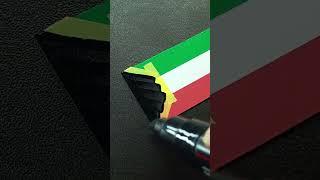 Drawing Kuwait flag#marker#fyp#Asmr#satisfying#next?