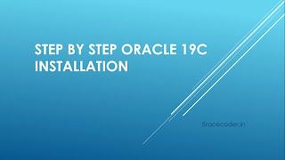 Oracle Database 19c Installation on Oracle Linux 9 | Step by Step Instructions  || Brace Coder