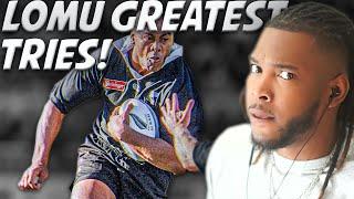 American Reacts To Jonah Lomu Greatest Tries! Rubgy BEAST!