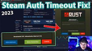 Steam Auth Failed Rust FIX 2024 (EAC Disconnect)