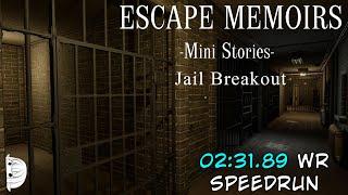 [Previous World Record] Escape Memoirs: Mini Stories | Jail Breakout Solo Speedrun