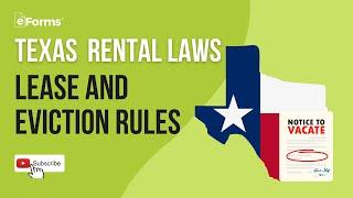 Texas Rental Laws Lease and Eviction Rules