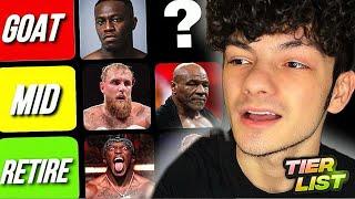 THE GREATEST YOUTUBE BOXING TIER LIST OF 2025!!!