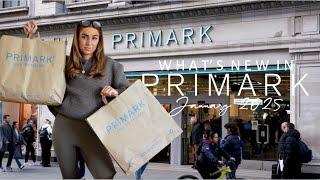 WHAT'S NEW IN PRIMARK JANUARY 2025 | activewear, gym bits, coats, pjs & more | shopping vlog uk