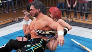 WWE 2k22 MODS: Asuka vs Kenny Omega #intergender #wrestling