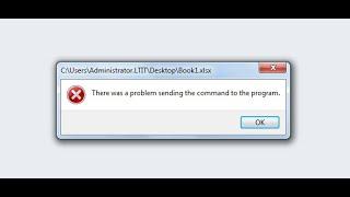 How to fix error "There was a problem sending the command to the program."