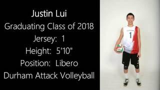 2016-17 Mid-Season Highlights (17U) - Justin Lui (Libero)