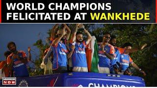 Team India Fans Brave Mumbai | 1.4 Billion Indians Bleed 'Blue' | Team India At Iconic Wankhede