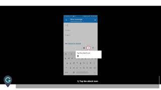 MyGuide: How to add an attachment in an email in MS Outlook mobile app