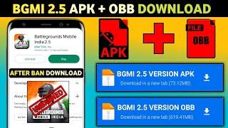 BGMI 2.5 DOWNLOAD Link || BGMI NEW UPDATE 2.5 Download Link || BGMI 2.5 APK + OBB Download