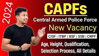 CAPF AC Recruitment 2024 || UPSC CAPF Recruitment 2024 || CAPF AC Vacancy 2024