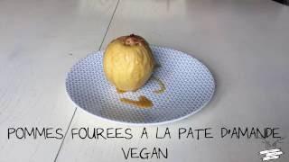 Pommes fourrées à la pâte d’amande l VEGAN