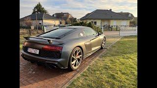 AUDI R8 V10 Performance 2020 Sound/620hp/Last Ride 2021/100-200/Stock Exhaust System (OPF)