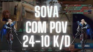 LEV C0M POV Sova on Haven 24-10 K/D (VALORANT Pro POV)