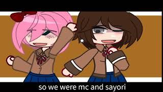 end of the line || gcmv || ddlc  fem. MC and Sayori