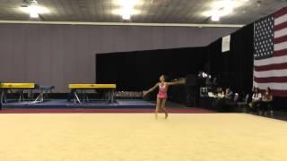 Julia Garbuz - Hoop - 2012 Rhythmic Nationals - Jr Day 2