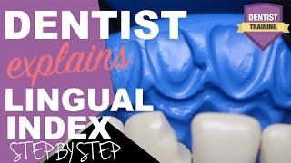 Class IV Composite Restoration | How to Make Lingual Index