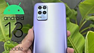 Realme 8s Android 13 Realme UI 4.0 Official Update