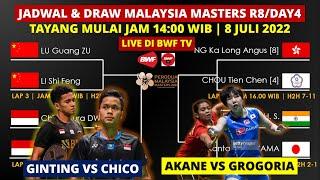 Jadwal Malaysia Master 2022 Day4 Hari ini: Ginting vs Chico | Jadwal & Draw R8 Malaysia Masters 2022