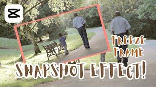 CapCut PC Tutorial: How to Create Freeze Frame Snapshot Effect (2024) | Step-by-Step Guide