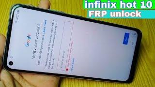 Infinix Hot 10 (X682C) Frp Bypass Reset Google Account Lock Android 10 Q | Infinix Hot 10 Frp Bypass