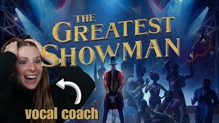 Vocal coach reacts to The Greatest Showman - Greatest Show