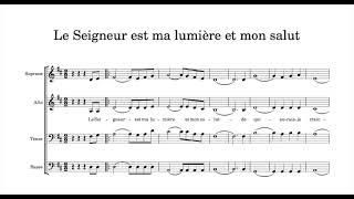 Le Seigneur est ma lumlière et mon salut - Alto