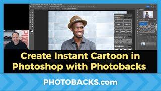 Create Instant Cartoon Image in Photoshop with Photobacks Cartoon Plugin