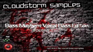 Dubstep Bass Samples - Bass Mayhem V2: Vocal Bass Edition