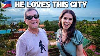 American Mom’s Father-in-Law Visits This Picturesque City Near Manila | Tries Local Food Favorites