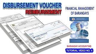 DISBURSEMENT VOUCHER (DV) for Reimbursement | BARANGAY ACCOUNTING