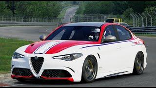 Alfa Romeo Giulia Quadrifoglio - Nordschleife World Record 7:24:772 - Assetto Corsa