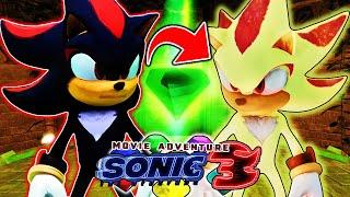 SONIC MOVIE ADVENTURE ! FOI LIBERADO O REWORK DO SUPER SHADOW DO SONIC FILME 3 E KID KNUCKLES!