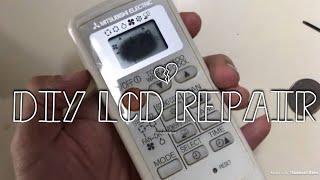 DIY Aircon Remote LCD Repair With Kitchen Aluminium Foil