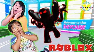 Ryan is a Baby in Roblox! Let’s Play Roblox Day Care 2 with Ryan’s Mommy