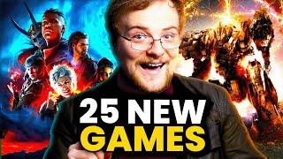 25 INCREDIBLE New Games To Play, In 17 Minutes | August 2023