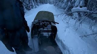 Sauna cabin trip -25C frost