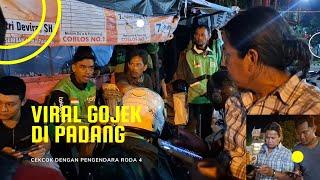 VIRALL..00KNUM G00JEK DI KOTA PADANG B3NTR00K DENGAN P3NG3NDARA RODA 4