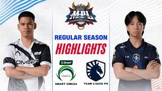 SMART OMEGA vs TEAM LIQUID PH HIGHLIGHTS | MPL PH S15 REGULAR SEASON OMEGA vs TLPH