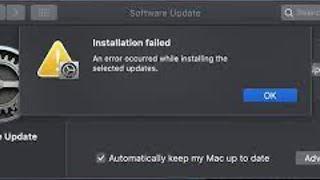 Installation Failed On MacOS Big Sur