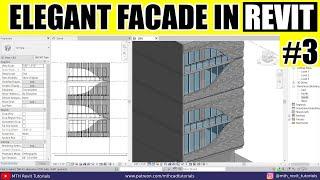 Revit Tutorial: Creating Parametric Slat Facades | Revit Tutorial Series #3