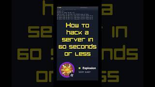 Hack a Server in 60 Seconds - Explosion on HTB VIP