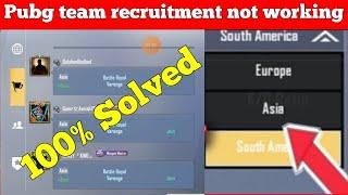 Pubg lite server change kaise kare | Pubg lite team recruitment not working | Pubg Europe to Asia