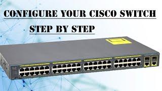 Cisco Switch basic Configuration Step by Step for Beginners - Youtube