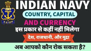 Navy MR - All Country, Capital, Currency and Language Most Important questions for Exam (Part - 1)